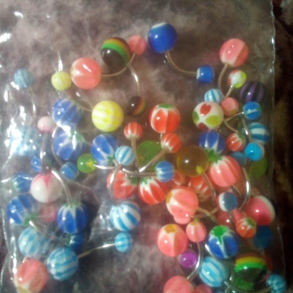 Belly button rings lot